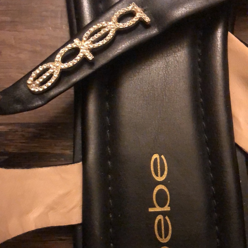 Bebe Leopard print sandals - Picture 2 of 3
